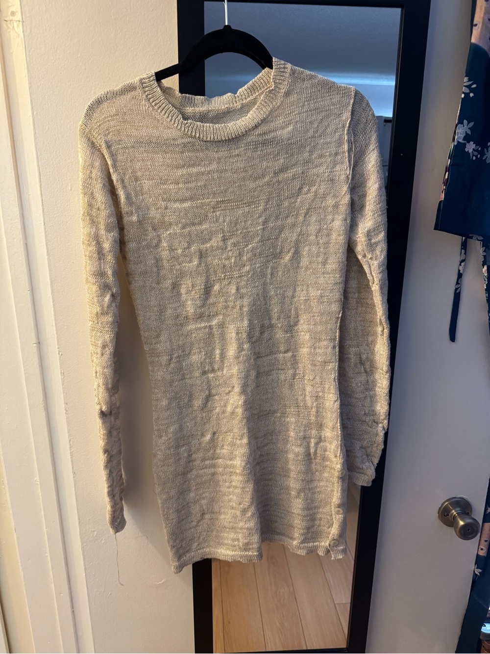 Acne Cream Crewneck Knit  - Women's